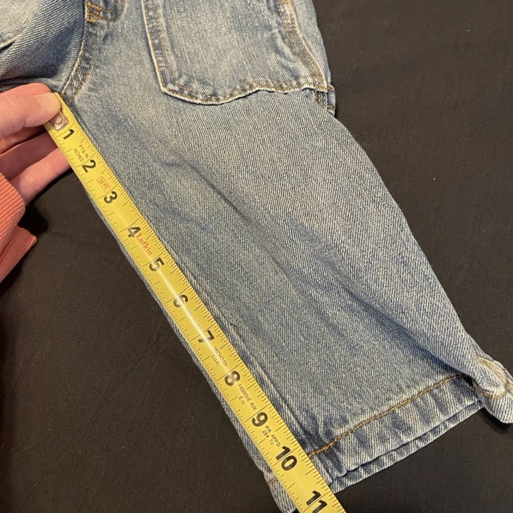 Target Baby Genuine Oshkosh Overall Light Denim Straps 2T - Picture 6 of 10